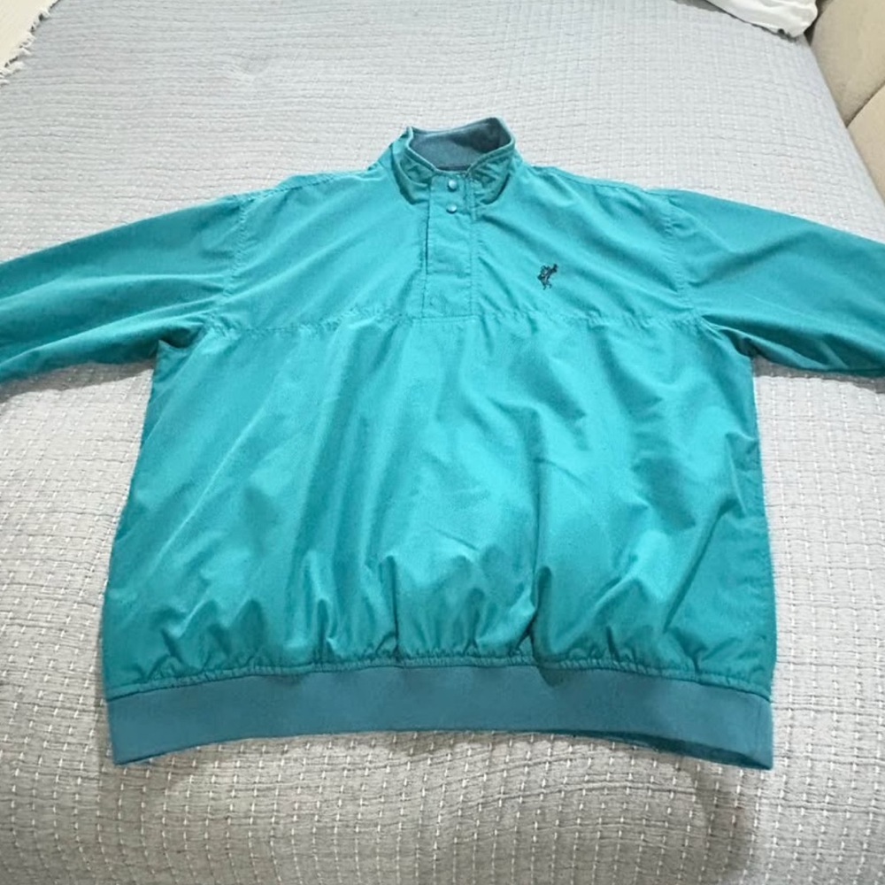 Teal Pullover Jacket - image 1